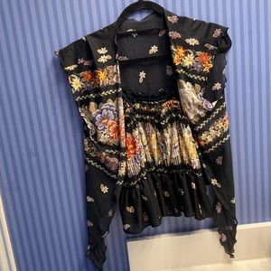 Vintage floral tank top set